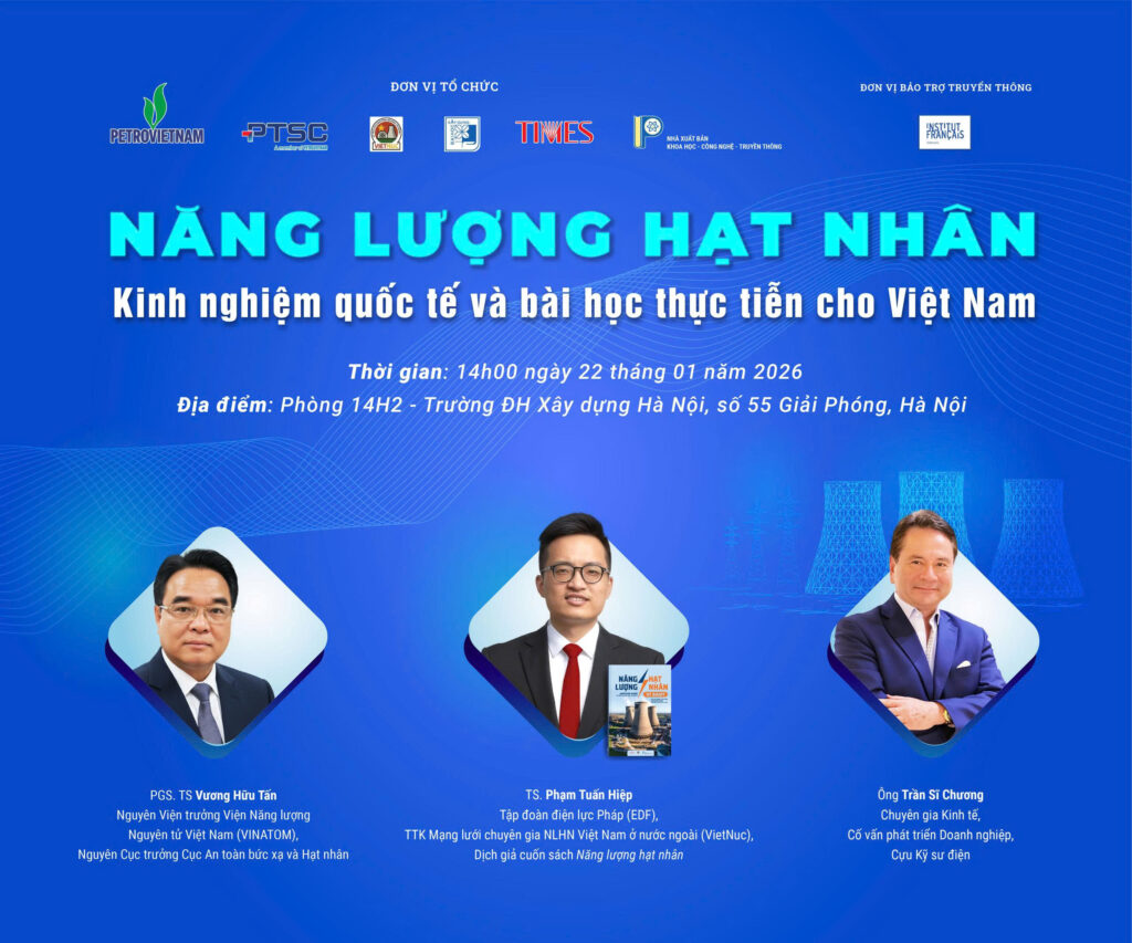 [Thông báo sự kiện – Hà Nội] TÁC ĐỘNG MÔI TRƯỜNG CỦA NHÀ MÁY ĐIỆN HẠT NHÂN VEN BIỂN NINH THUẬN: THỰC TẾ VÀ GIẢI PHÁP